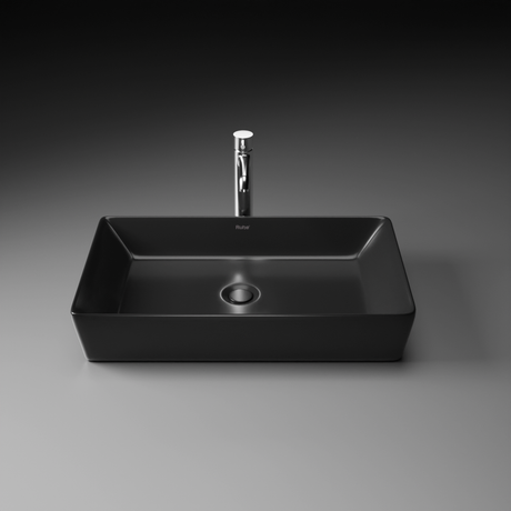 Electra Table-Top Wash Basin (Black) - by Ruhe