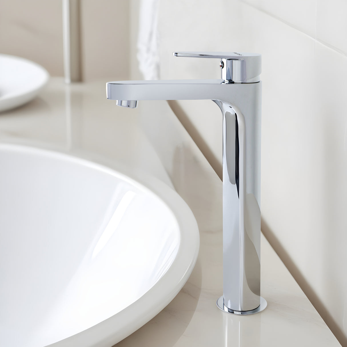 Eclipse Single Lever Deck-mount Tall Body Wash Basin Mixer Tap - by Ruhe®