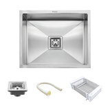 Handmade Single Bowl Kitchen Sink (20 x 17 x 10 Inches)