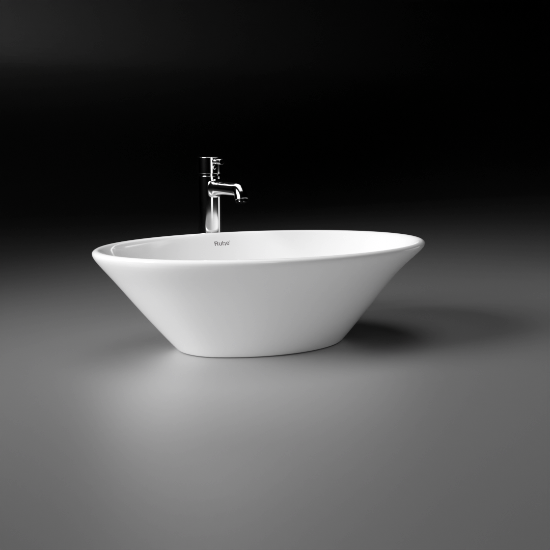 Icon Table-Top Wash Basin (White) - by Ruhe®