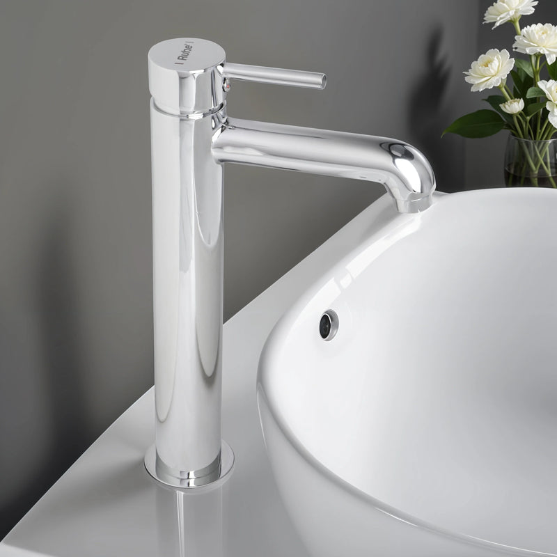 Kara Single Lever Deck-mount Tall Body Wash Basin Mixer Tap
