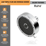Leap Multiflow Overhead Shower Salient Features