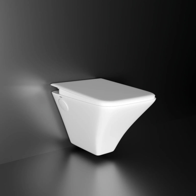 Luna Wall-Hung Western Commode