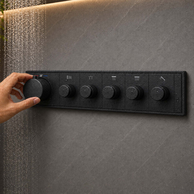 Aurora 5-Function Thermostatic Diverter
