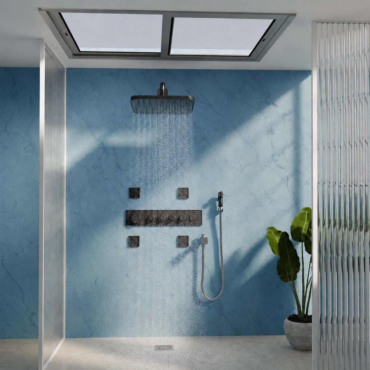 Aurora 5-Function Thermostatic Diverter