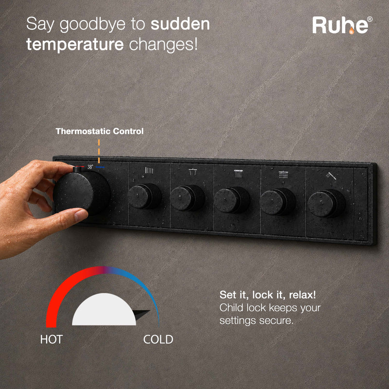Aurora 5-Function Thermostatic Diverter