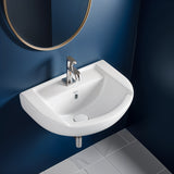 Megna Wall-hung Wash Basin (White) - by Ruhe