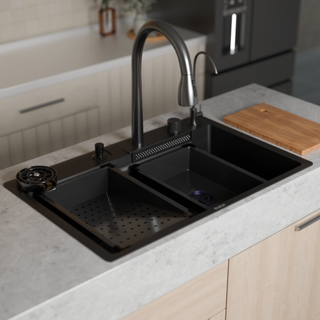 Nano Smart Kitchen Sink (30 x 18 x 9 Inches)