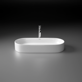 Navi Table-Top Wash Basin (White) - by Ruhe