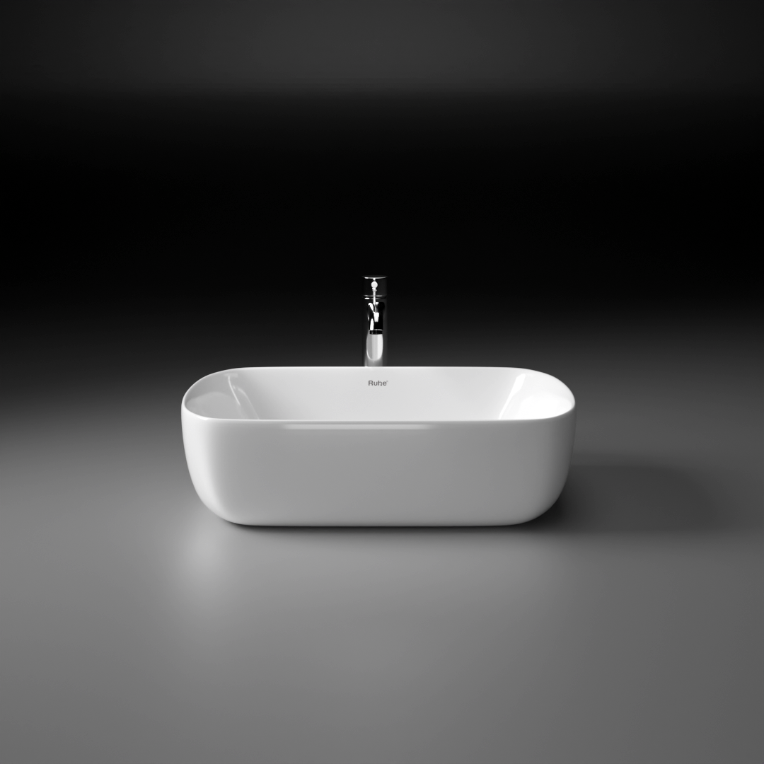 Norma Table-Top Wash Basin (White) - by Ruhe