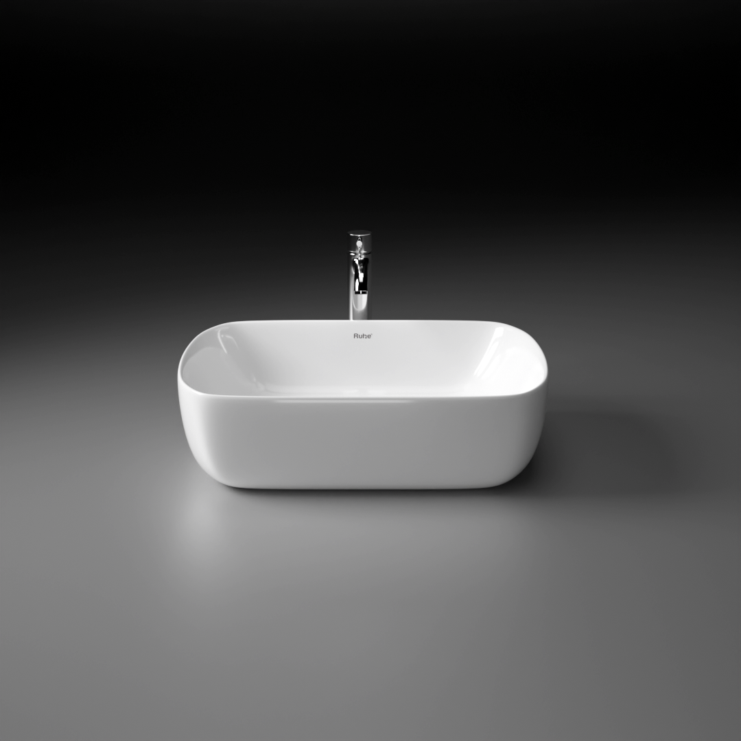 Norma Table-Top Wash Basin (White) - by Ruhe