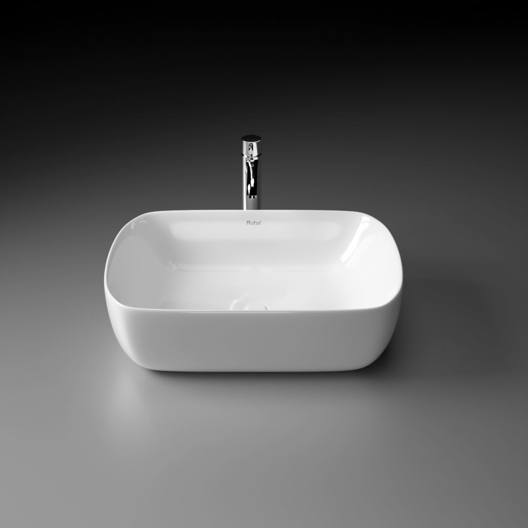 Norma Table-Top Wash Basin (White) - by Ruhe