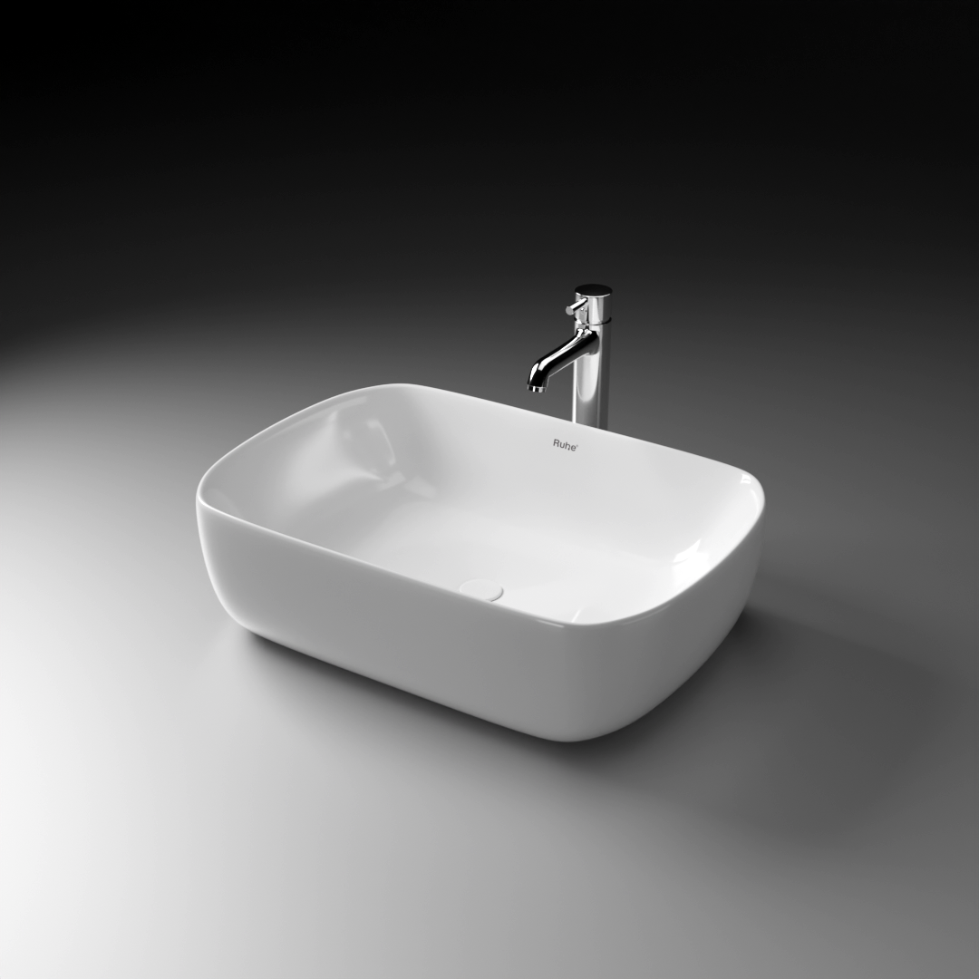 Norma Table-Top Wash Basin (White) - by Ruhe