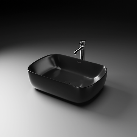 Norma Table-Top Wash Basin (Black) - by Ruhe