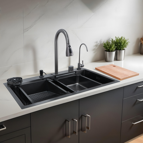 Nano Smart Kitchen Sink (30 x 18 x 9 Inches)