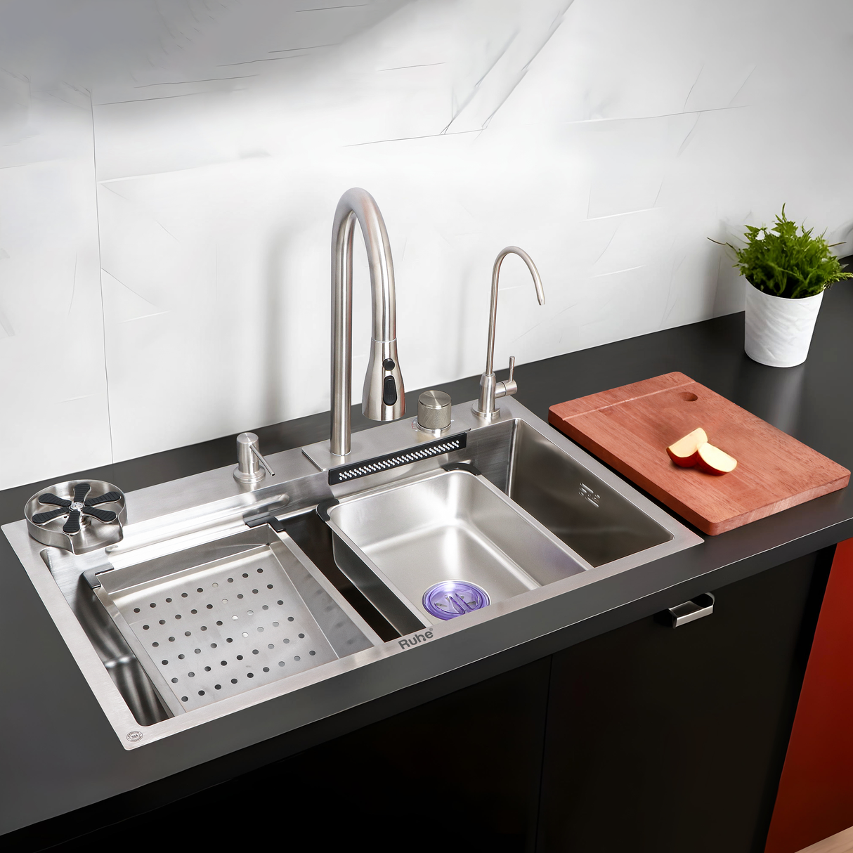 Nano Smart Kitchen Sink (30 x 18 x 9 Inches)