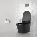 Noir Wall-Hung Western Commode