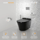 Noir Wall-Hung Western Commode, Salient Features