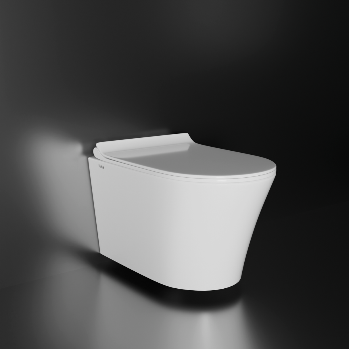 Noir Wall-Hung Western Commode