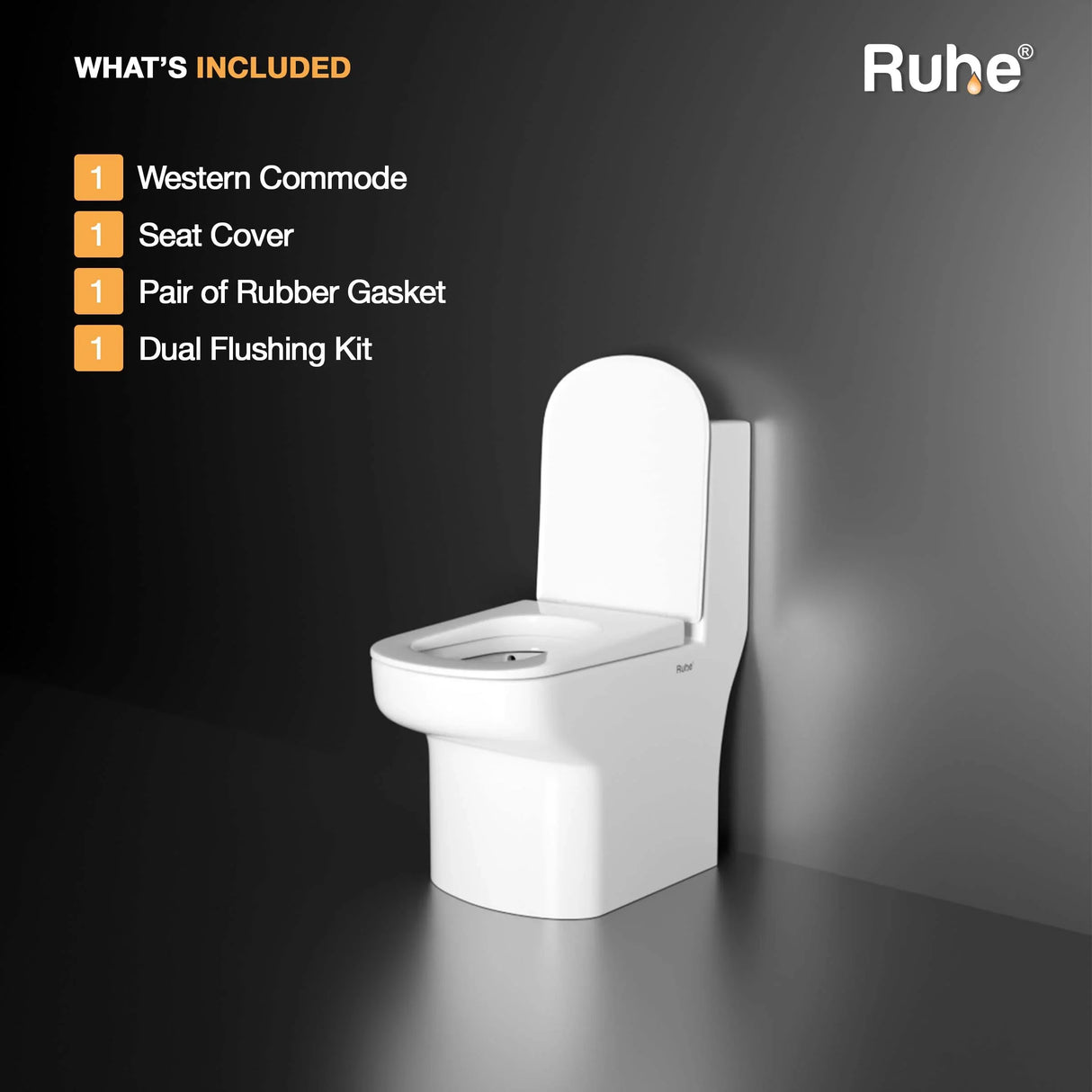 Nova One-Piece Western Commode