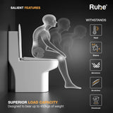 Nova One-Piece Western Commode with S Trap, Salient Features