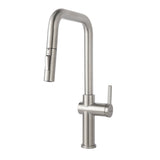 Opulo Dual Flow Pull-Out Kitchen Mixer Faucet Brushed Nickel