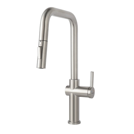 Opulo Dual Flow Pull-Out Kitchen Mixer Faucet Brushed Nickel