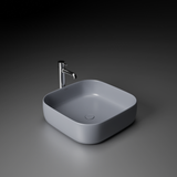 Pulse Table Top Wash Basin (Matte Grey) - by Ruhe