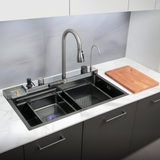Piano Smart Kitchen Sink (30 x 18 x 9 Inches)