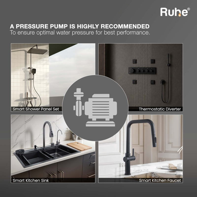 Aurora 4-Function Thermostatic Diverter