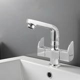 Pristine Deck-mount Wash Basin Mixer Tap with Small Swivel Spout (7") - by Ruhe®