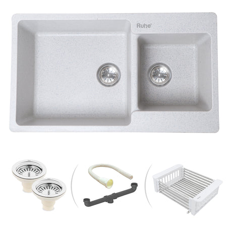 Quartz Double Bowl Kitchen Sink design & features