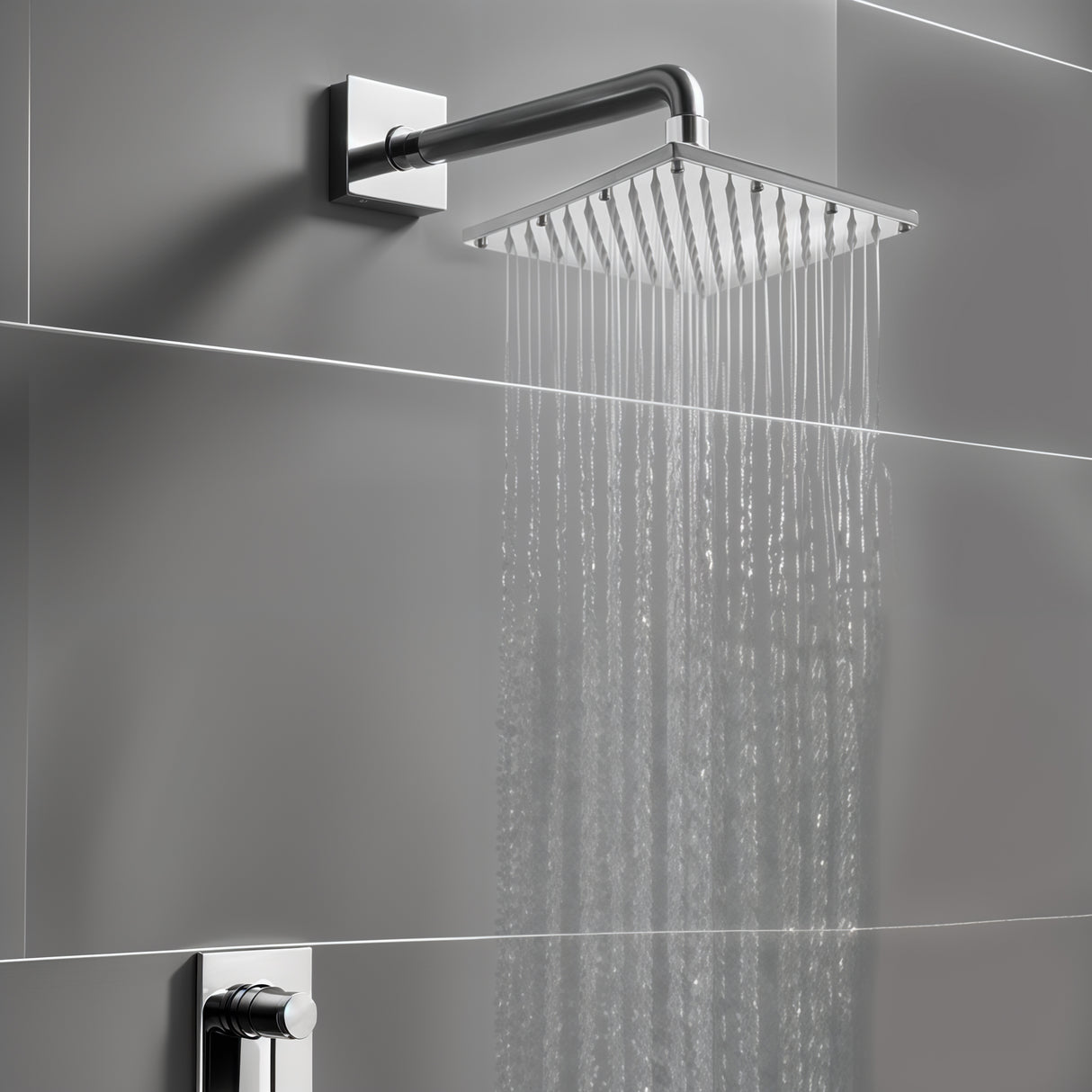 Rain Joy 304-Grade Overhead Shower (8 x 8 inches) - by Ruhe