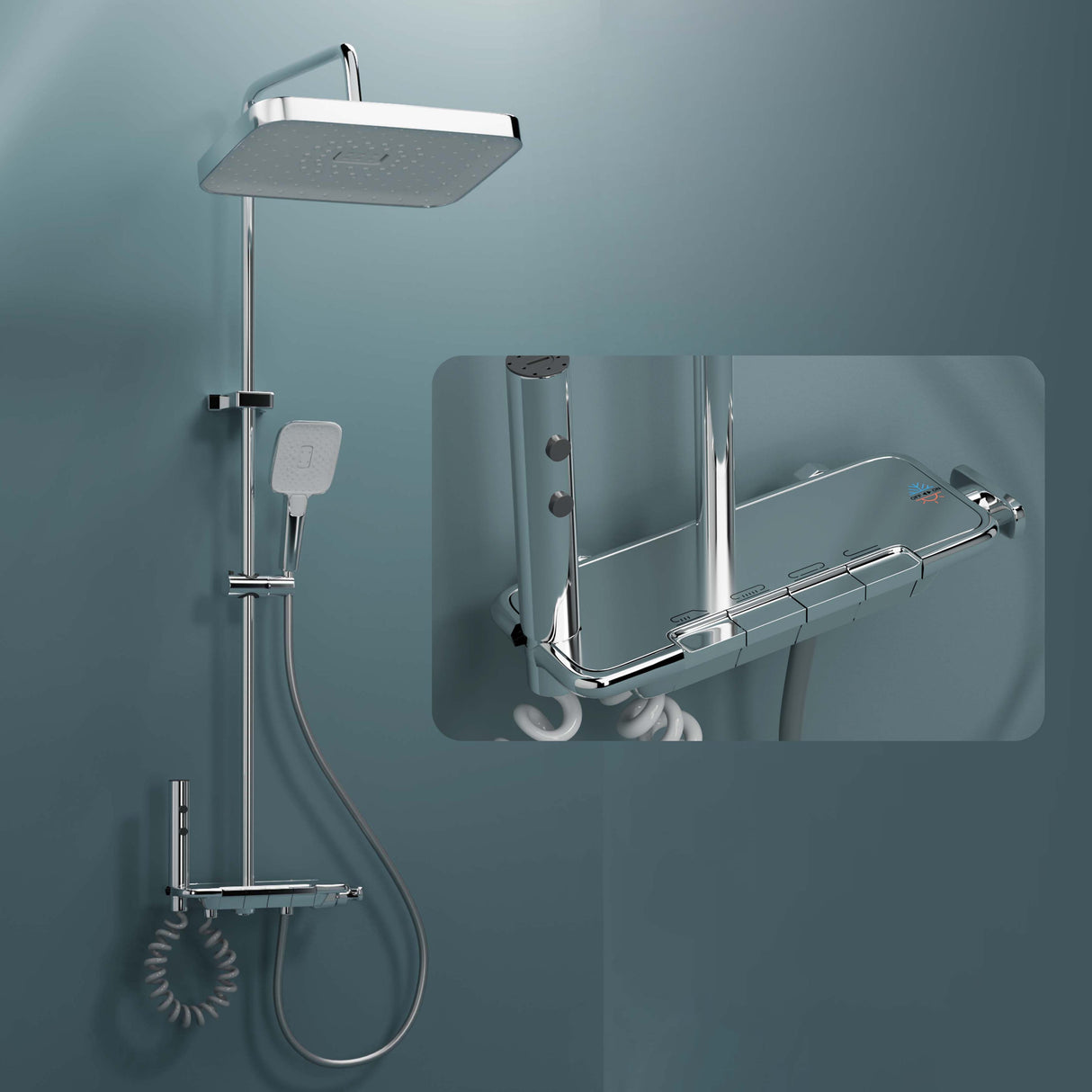 Ripple Smart Shower Panel Set