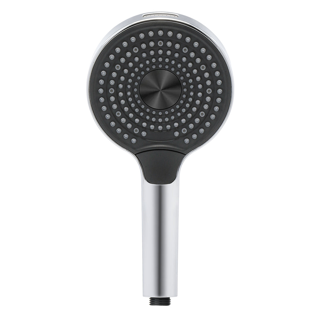 Rosa ABS Multi-flow Hand Shower with Flexible Tube (304-SS) and Hook - by Ruhe