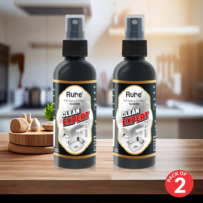 Clean Expert - Tap, Sink & Shower Cleaner (Pack of 2)  -  by  Ruhe