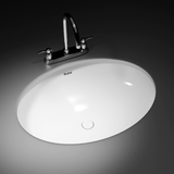 Simple Counter Wash Basin (White) - by Ruhe®