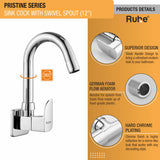 Brass Sink Tap with Swivel Spout