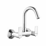 Elixir Wall Mount Kitchen Sink Mixer Tap with Swivel Spout