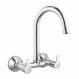 Pavo Wall Mount Kitchen Sink Mixer Tap with Swivel Spout