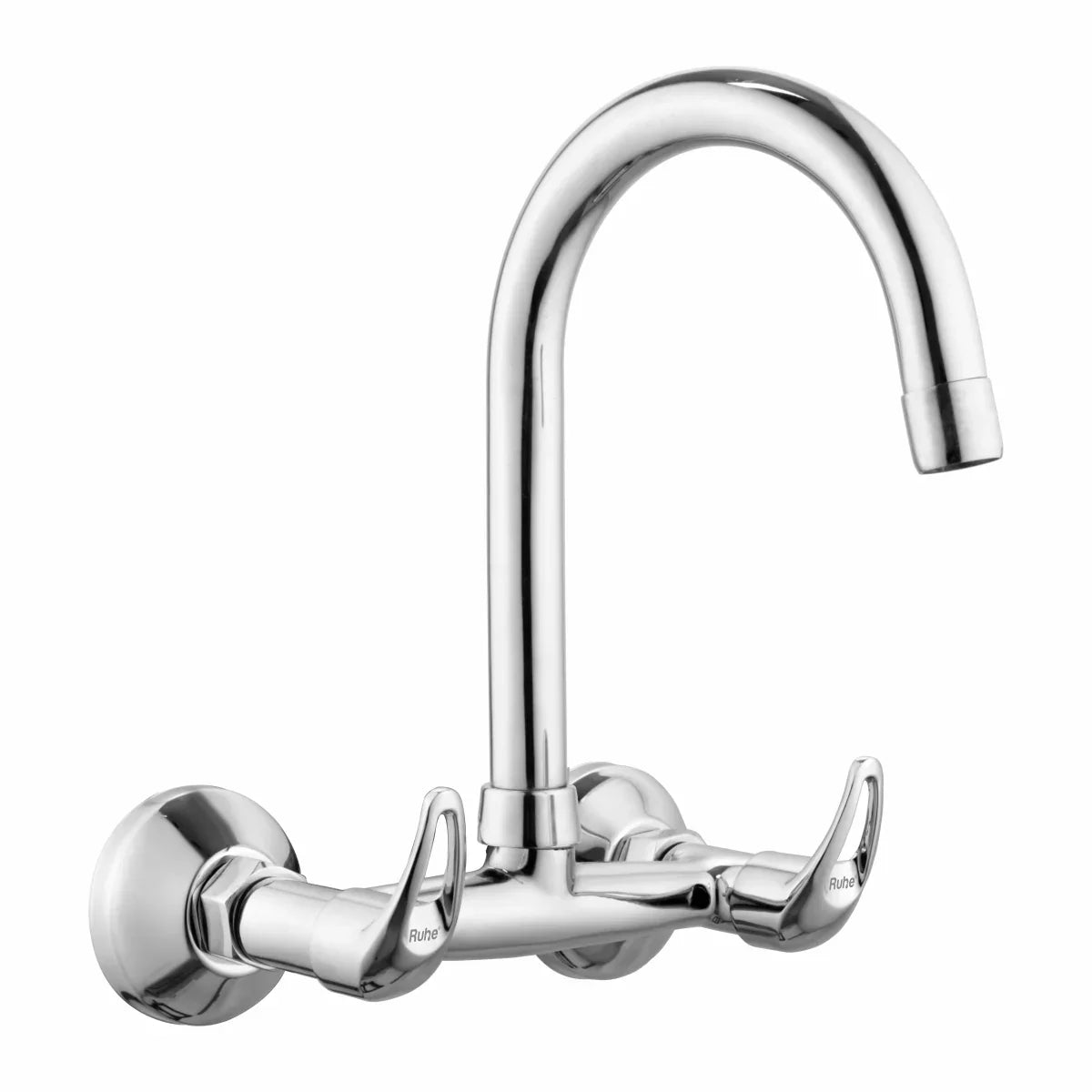 Aqua Wall Mount Kitchen Sink Mixer Tap with Swivel Spout