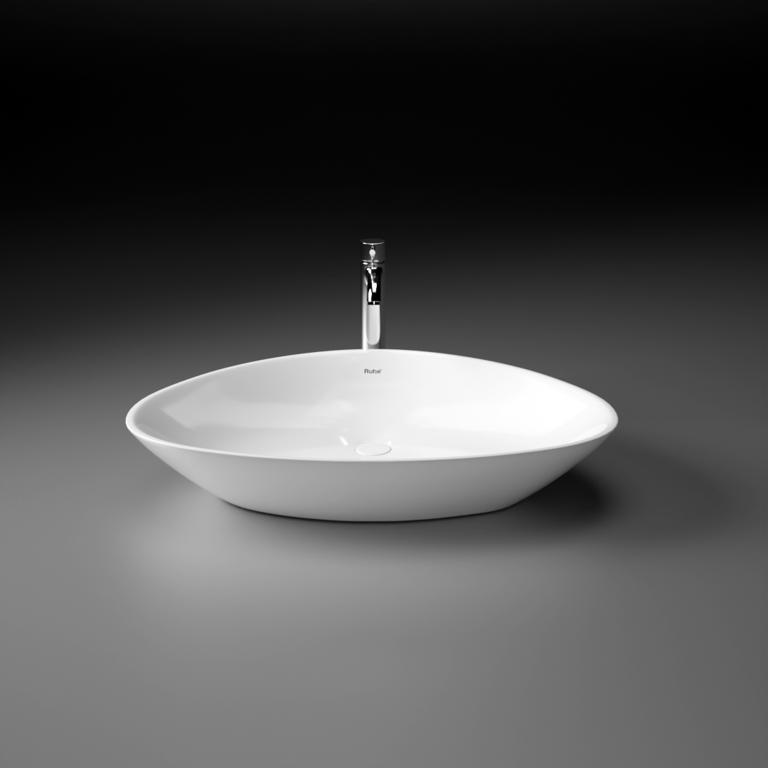 Spark Table Top Wash Basin (White) - by Ruhe