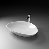 Spark Table Top Wash Basin (White) - by Ruhe