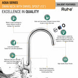 Aqua Deck Mount Wash Basin Tap with Swivel Spout