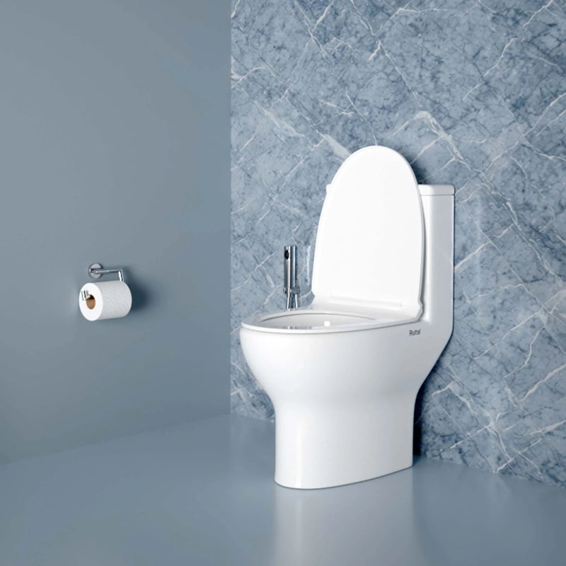 Space One-Piece Western Commode
