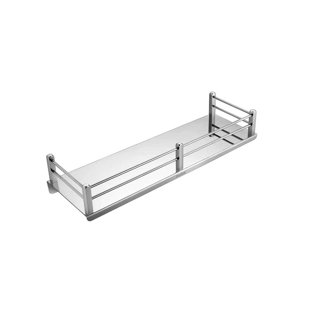 Square Stainless Steel Shelf Tray (15 Inches) - by Ruhe®