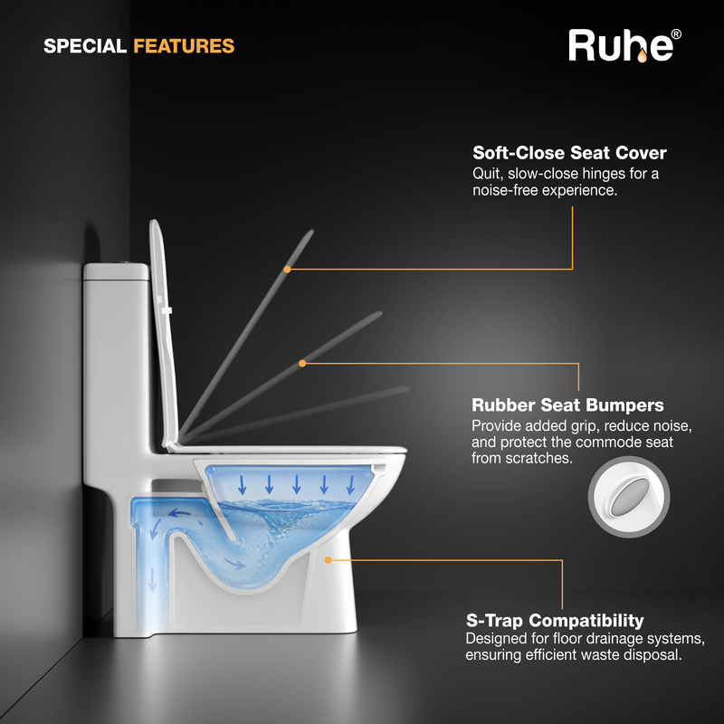 Summer Wall-Hung Western Commode