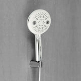 Symbol ABS Multi-Flow Hand Shower with Flexible Tube (304 Grade) and Hook - by Ruhe