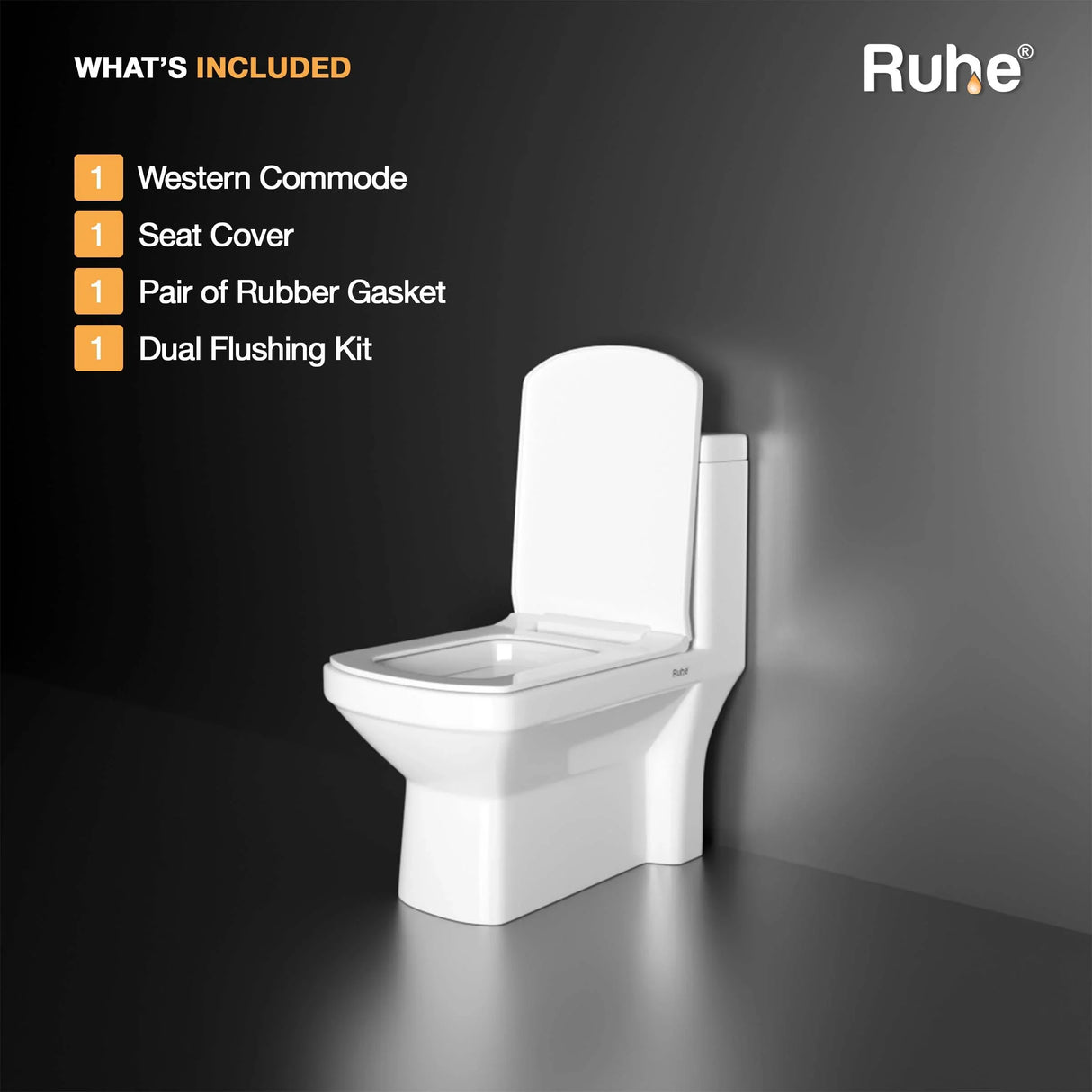 Tempo One-Piece Western Commode