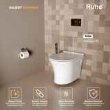 Tera Wall-Hung Western Commode, Salient Features